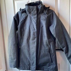 Womens The North Face 3 in 1 Parka size medium